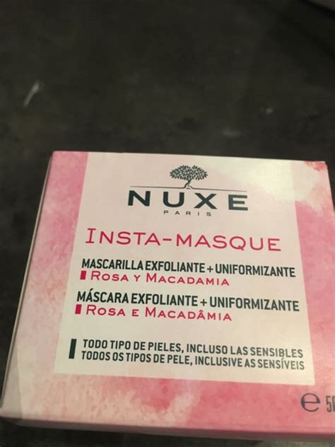 Nuxe Insta Masque Exfoliant Et Unifiant Rose Et Macadamia Toutes Peaux