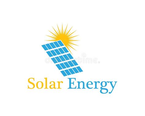 Solar Energy Logo Vector Stock Vector Illustration Of Logo 130093534