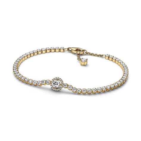 Pandora Sparkling Halo Tennis Bracelet 569416C01 Pandora Bracelets