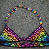 Rainbow Leopard Print Bikini Top By Aprilairborne Kandi Photos On