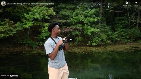 Buzzbait Fishing Before A Thunderstorm (Big Bass) — Small Water Sportsman