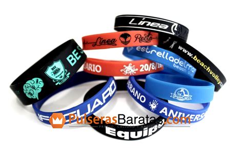 Pulseras De Silicona Personalizadas Pulserasbaratas