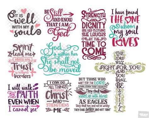 Bible Verse SVG Bundle in SVG/DXF/PNG/JPEG/EPS • OhMyCuttables