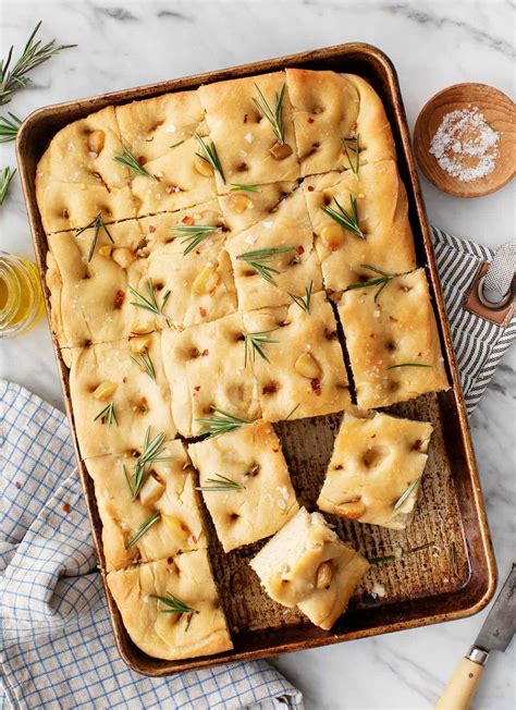 Rosemary Focaccia Bread Recipe Love And Lemons