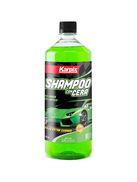 SHAMPOO CON CERA KARPIX 1L Corporación Valca