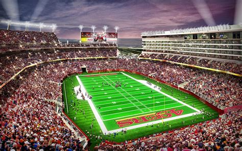 49ers Stadium Wallpapers On Wallpaperdog