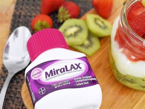 miralax bottle parfait | Our Kid Things