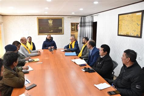 Dc Chairs Meeting Regarding Upsc Examinations In Leh