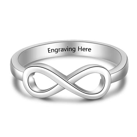 Infinity Couple Ring Engraved | My Couple Goal