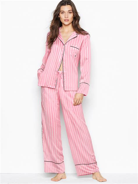 Satin Long Pajama Set Victoria S Secret Italia