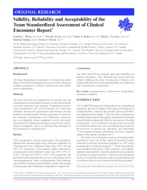 Fillable Online Validity Reliability And Acceptability Of The Fax