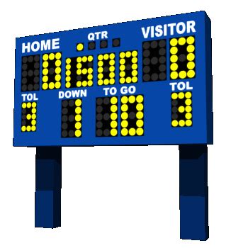 Football Scoreboard Clipart - ClipArt Best