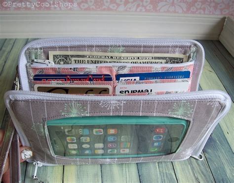 Iphone Wallet Phone Wristlet Fabric Phone Case By Prettycoolshops