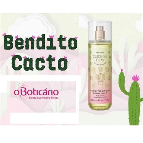 Boticario Body Splash Cuide Se Bem Bendito Cacto Ml Shopee Brasil