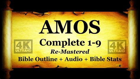 Holy Bible Book The Book Of Amos Kjv Read Along Hd K Audio