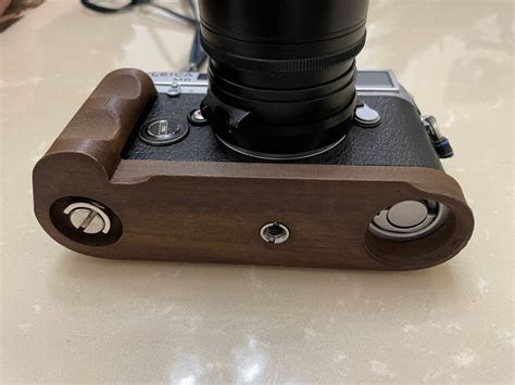 Leica M6 Wood Grip With Arca Swiss Mount 3d Printed Wood Etsy