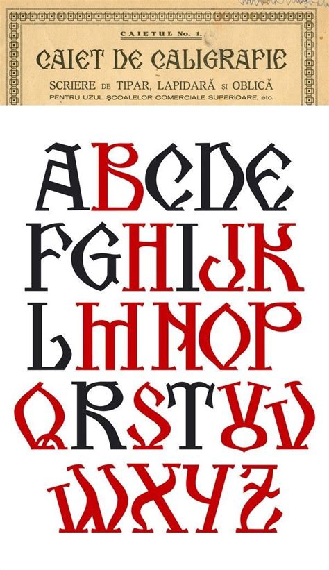 Kogalon An Old Romanian Font By Florinf Lettering Fonts Lettering