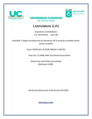 Contabilidad 1 Act4 Registro DE Operaciones Universidad Ciudadana De