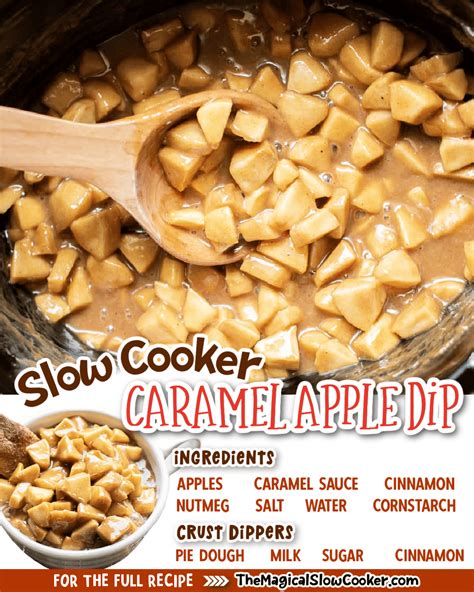 Slow Cooker Caramel Apple Pie Dip The Magical Slow Cooker