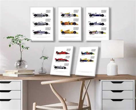 Nelson Piquet 5x Poster Todos Carros Formula 1 Avenidas Novas OLX