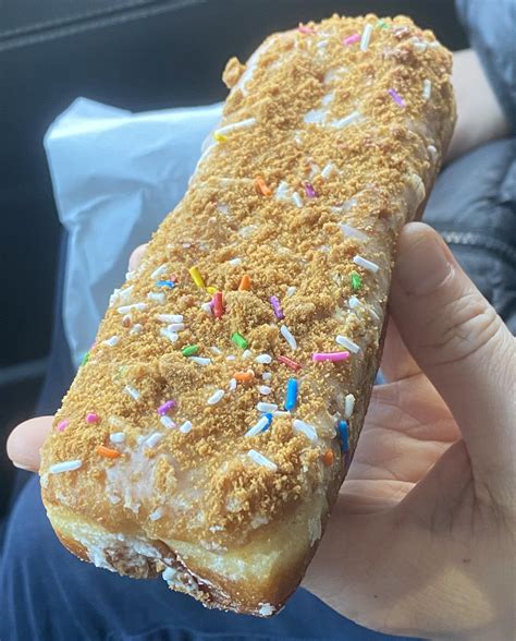 Vegan filled Dunkaroo Donut from Dottie’s Donuts, Philadelphia, PA