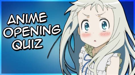 Anime Opening Quiz 40 Openings EASY OTAKU YouTube