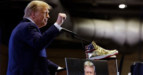 The Gold Trump Sneakers Are About More Than Shoes