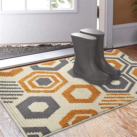 Amazon Color Geometry Doormat Outdoor Indoor Waterproof Non