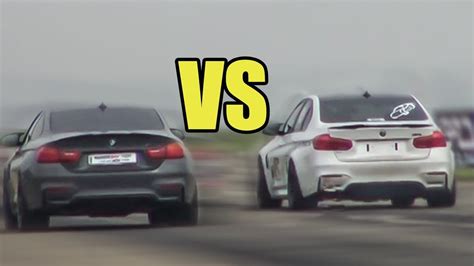 Bmw M4 F82 Vs Bmw M3 F80 Race Youtube