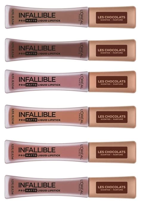 Loreal Infallible Pro Matte Chocolate Shades That Are Chocolate