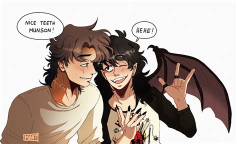 🐺🟨🦇maat Tired Af On Twitter A Year Ago I Drew My First Steddie Fanart And This Is Where I Am