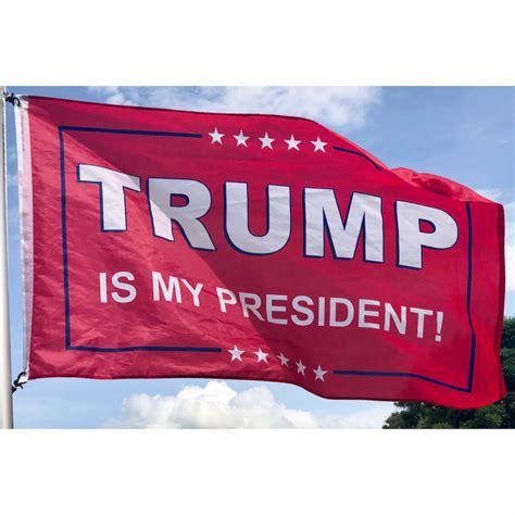 Trump Double Sided Flags Bonnie Trescha