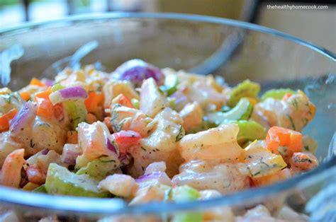 Cold Shrimp Salad The Healthy Home Cook