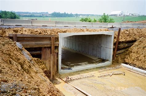 Two Tunnels Bridges Under U S 460 Use Precast Tunnel Sections