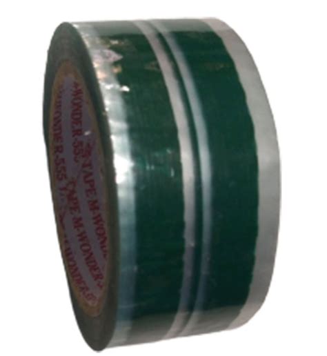 Color Green And Silver Wonder Bopp Tapes Backing Material