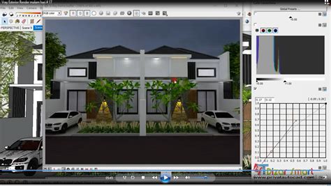 Cara Render Vray Sketchup Malam Hari 53 Koleksi Gambar