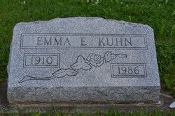 Emma E Kuhn M Morial Find A Grave