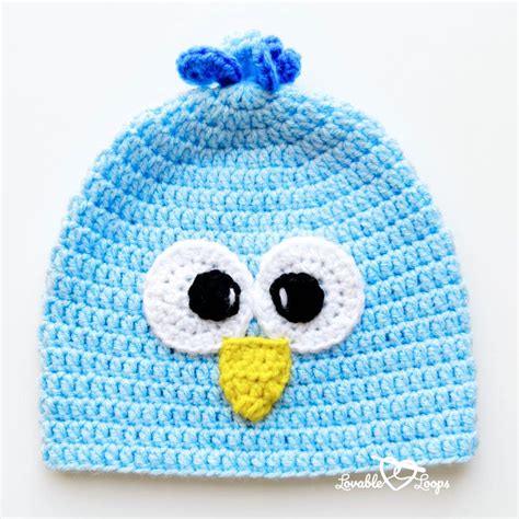 Crochet Bird Hat Pattern for Beginners (free & easy)