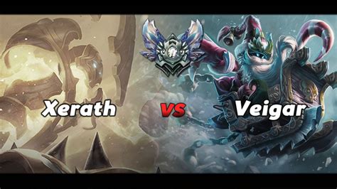 Lol Xerath Vs Veigar Season 6 Gameplay Youtube