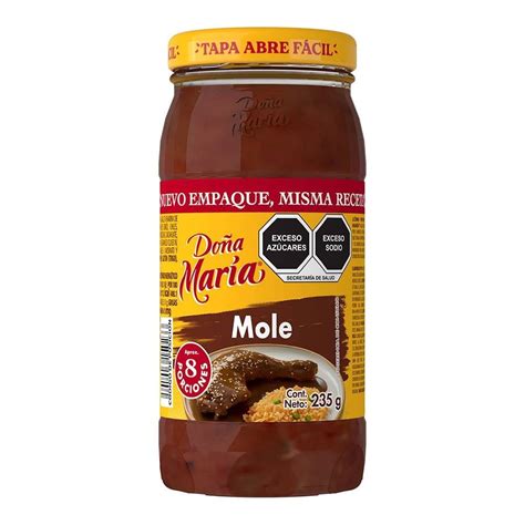 Mole Doña María rojo en pasta 235 g Bodega Aurrera Despensa a tu Casa