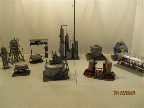 Kibri Vollmer H Model Train Scenery Industry Oil Refinery