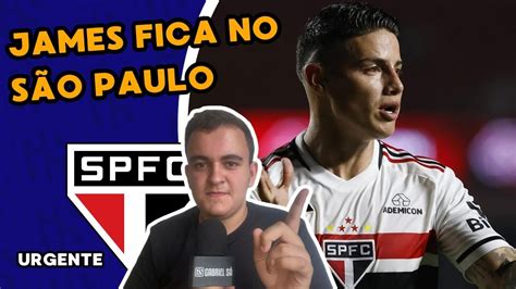 JAMES FICA no São Paulo A reviravolta no caso do meia colombiano