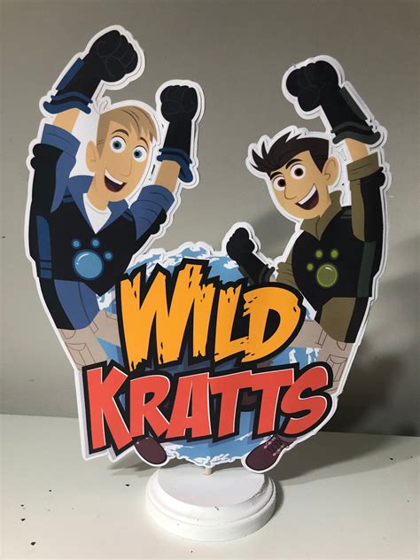 Wild Kratts Birthday Party Centerpieces Wild Kratts Birthday Etsy