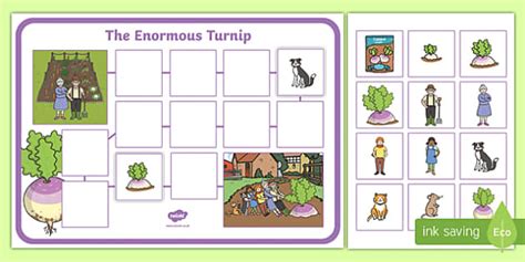 The Enormous Turnip Story Map Sheets