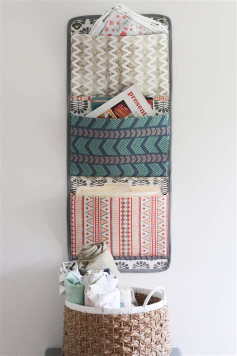 Diy Fabric Wall Organizer Spoonflower Blog