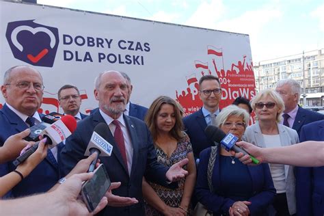 Wybory Parlamentarne Macierewicz I Lichocka W Odzi Pis Ma