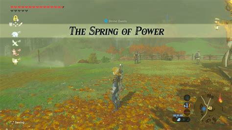 Zelda Breath Of The Wild Guide Tutsuwa Nima Shrine The Spring Of