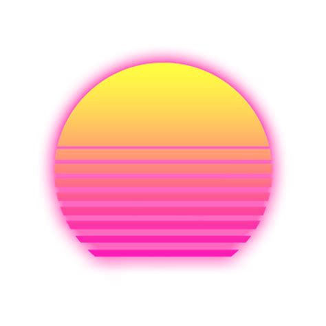 Aesthetic Vaporwave Art Edit Sticker Sun Moon Png Aesth