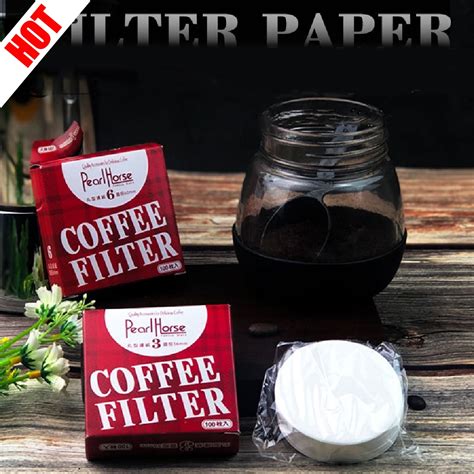 Circular Coffee Filter Paper Sheets Box Filter For Moka Pot Paper