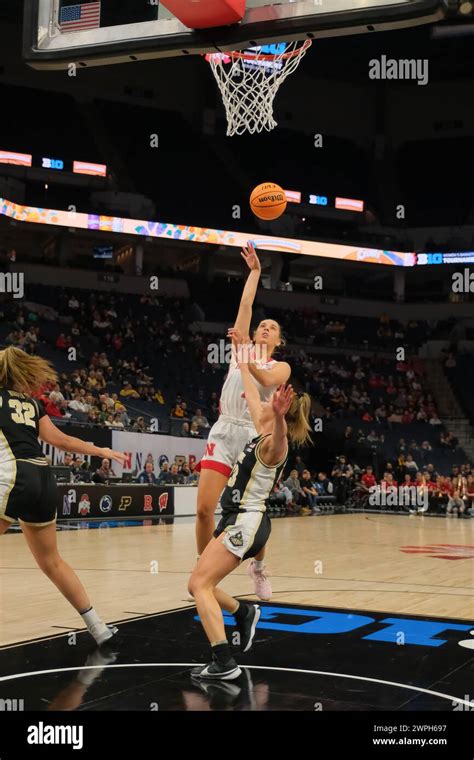 Minneapolis Minnesota Usa 7th Mar 2024 Nebraska Cornhuskers Guard Jaz Shelley 1 Attempts